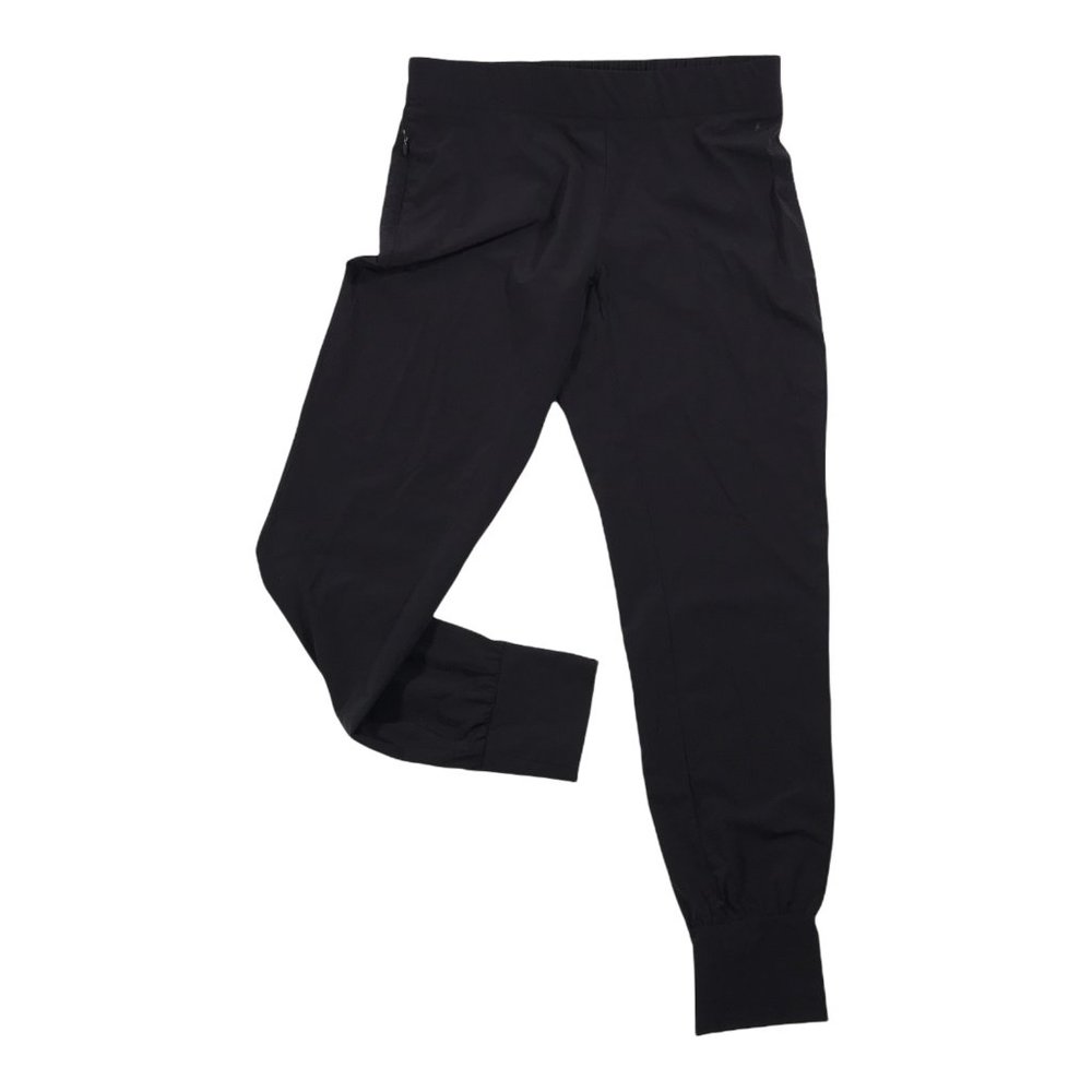 Nike Dri-Fit Running Cuff Leggings with Zipper Pocket Womens Black Size Large